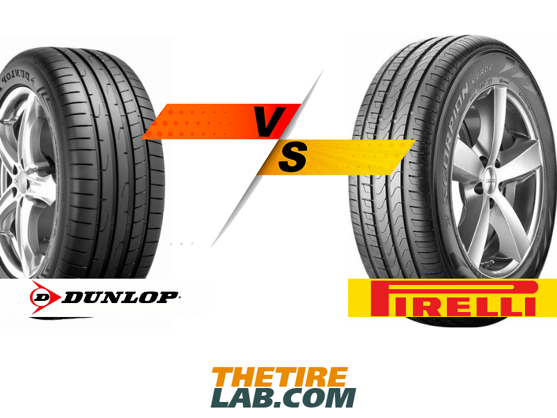 Comparison: Dunlop SP Sport MAXX RT2 SUV vs. Pirelli Scorpion Verde