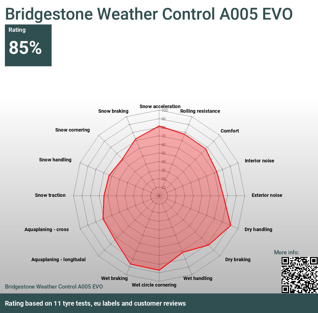 Bridgestone Weather Control A005 EVO - Reviews and tests 2024